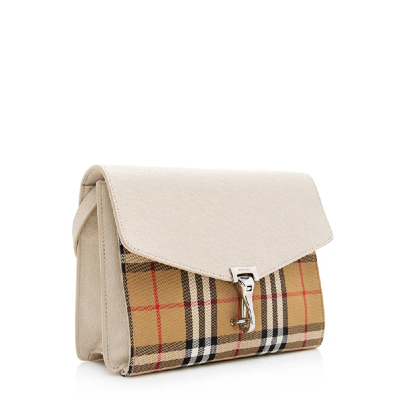 Designer Bags For Luxury Collectors With Offers Burberry Vintage Check Macken Baby Crossbody Bag (SHF-19698)