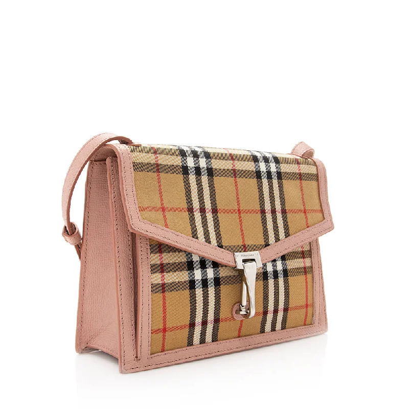 Festive Holiday Gift Bags Burberry Vintage Check Macken Small Crossbody Bag (SHF-19564)