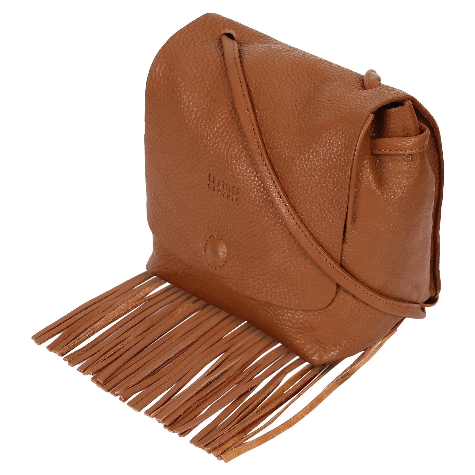 Bags With Seasonal Sales Leather Fringe Boho Crossbody Bag with Tassel for Women (Small, Brown)