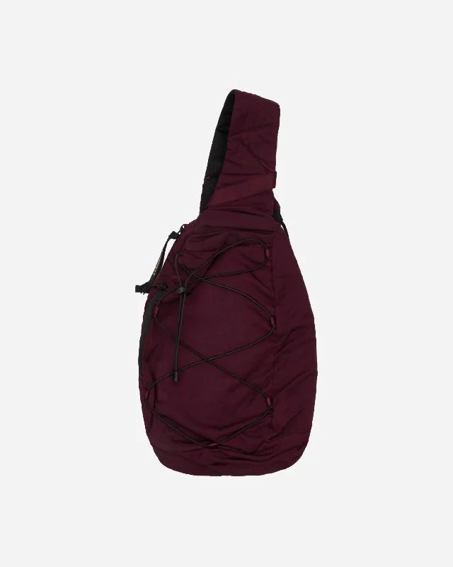 Durable And Fashionable Bags For Daily Use Nylon B Crossbody Rucksack Potent Purple