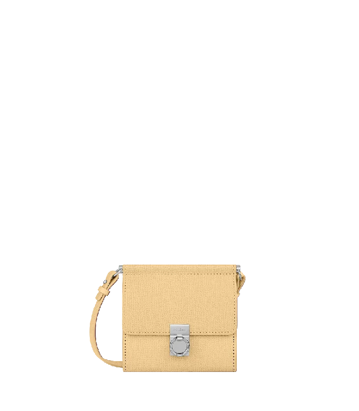 Odor-Resistant And Budget Bags Numéro Sept Crossbody Wallet - Textured Wheat