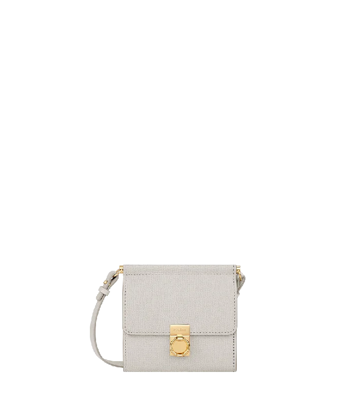 Modern And Limited-Time Offer Bags Numéro Sept Crossbody Wallet - Textured Chalk