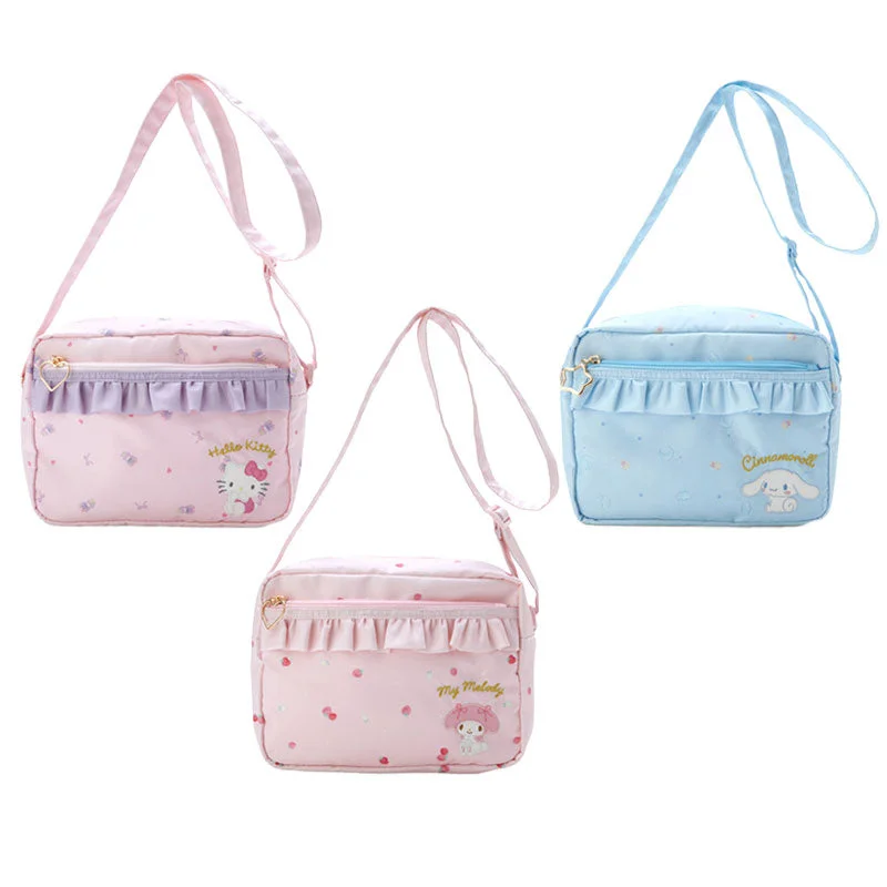 Romantic Valentine's Day Bags With Promotions Sanrio Everyday Ruffled Crossbody Bag