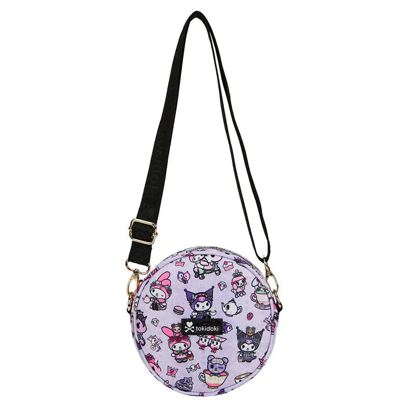 Rustic Bags For Outdoor And Nature-Inspired Looks tokidoki x Kuromi & My Melody Garden Party Round Small Crossbody