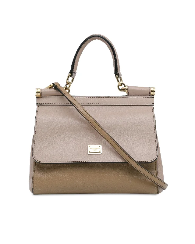 Bags With Tsa-Approved Features Leather Miss Sicily Satchel with Detachable Strap and Interior Pockets