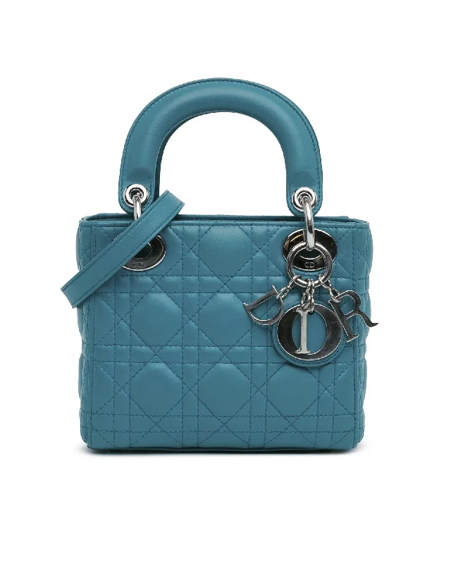 Cyber Monday Discounts On Bags Quilted Lambskin Mini Lady Bag with Detachable Strap