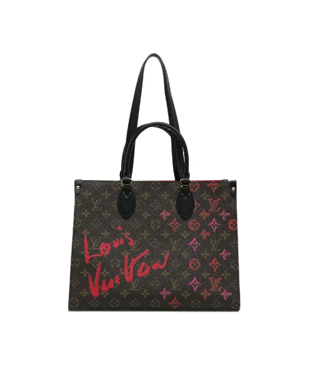 Lightweight Bags With Clearance Prices Monogram On-the-Go Tote with Lobster Clasp Closure