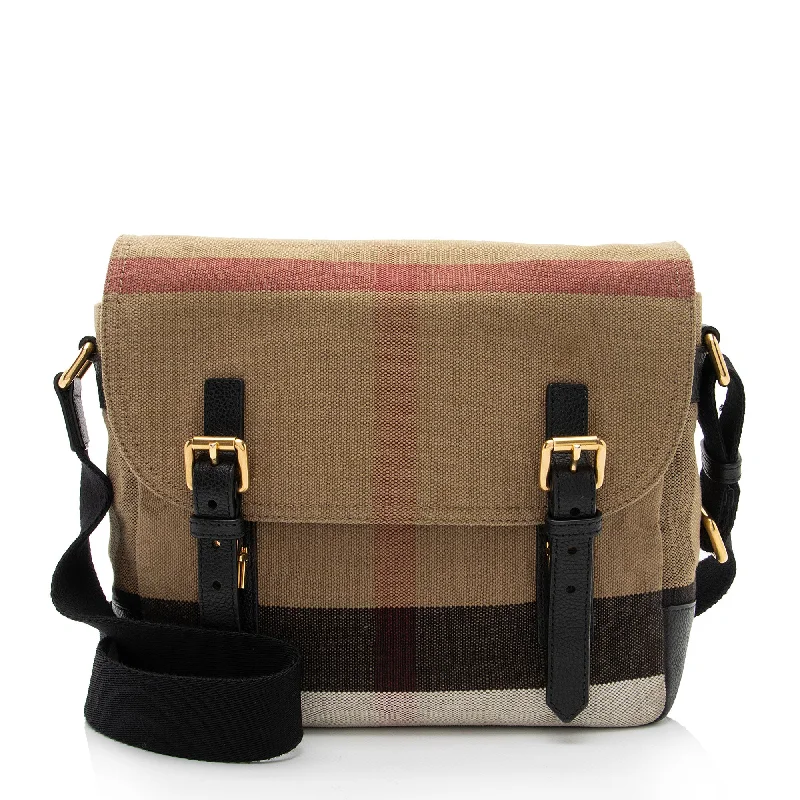 Inspired Bags For Modern Sophistication Burberry Mega Check Baildon Messenger Bag (SHF-VuxVRv)