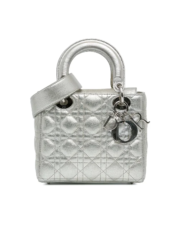 Edgy Bags For Bold And Daring Fashionistas Quilted Leather Lucky Badges My Lady Dior Handbag