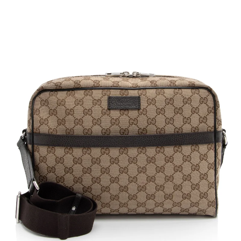 Trendy Festival Bags With Limited-Time Offers Gucci GG Canvas Classic Camera Messenger Bag (SHF-ygNR94)