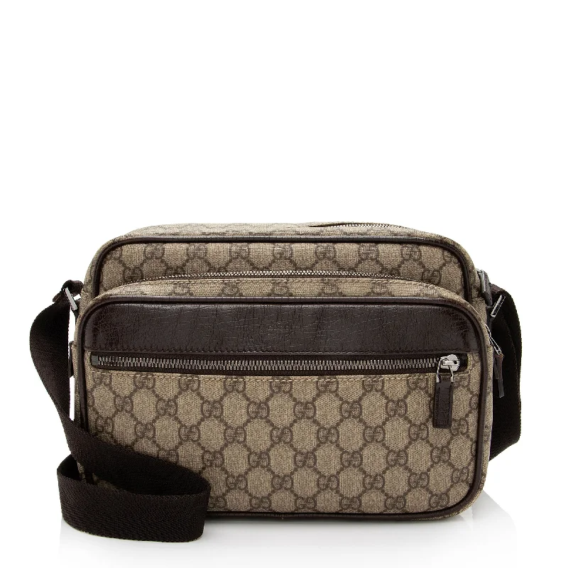 Affordable Bags For Budget Shoppers Gucci GG Supreme Classic Camera Small Messenger Bag (SHF-wXjiIf)