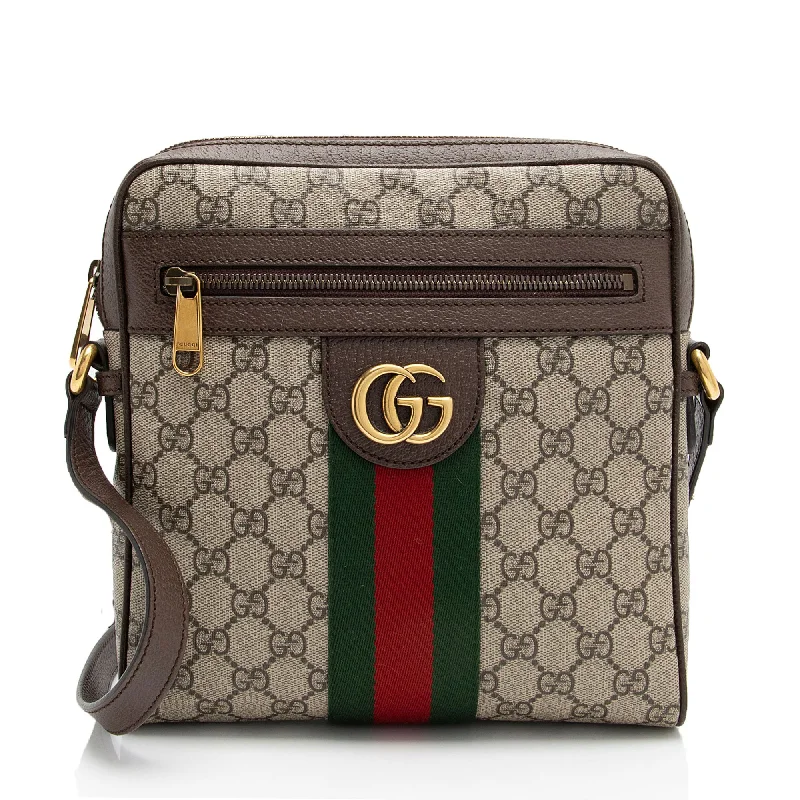 Scratch-Resistant And Luxury Sale Bags Gucci GG Supreme Ophidia Small Messenger (SHF-KF80n2)