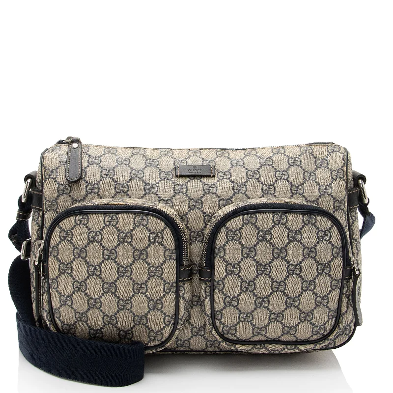 Bag For Modern Fashion Gucci GG Supreme Pocket Messenger (SHF-z1WHUn)