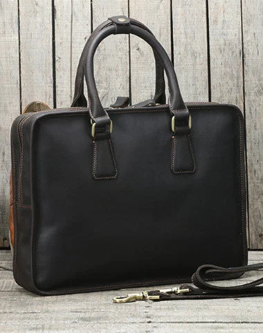 Inspired Bags For Affordable Luxury Handmade leather men Briefcase messenger large vintage shoulder laptop bag vintage bag