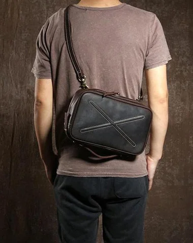 Versatile Bags That Suit Any Outfit Or Event Cool Leather Mens  Small Shoulder Bag Messenger Bag Cycling Bag for men