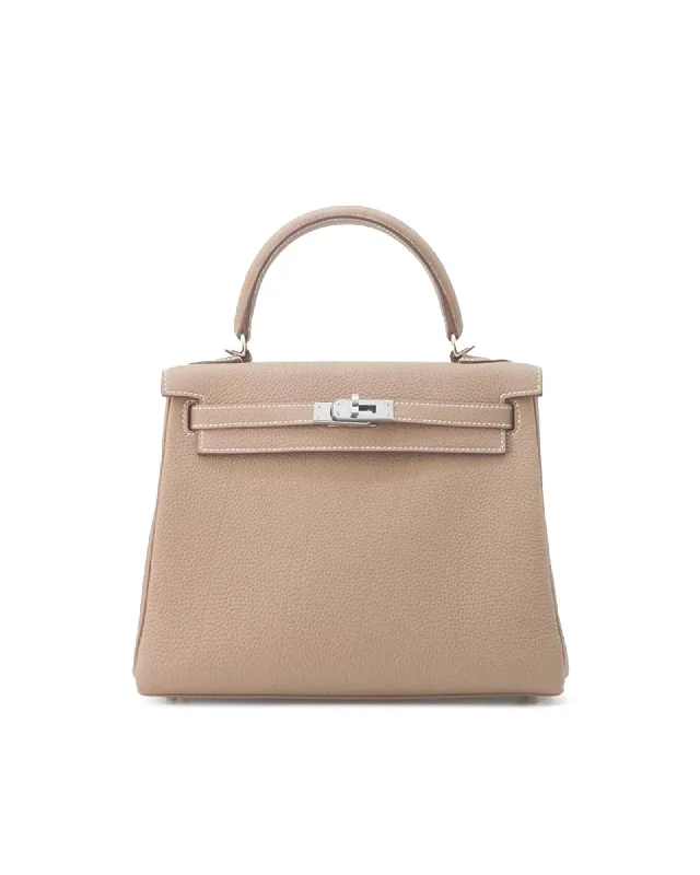 Clearance Bags For Budget Shoppers Togo Leather Kelly II Retourne 25 with Detachable Strap