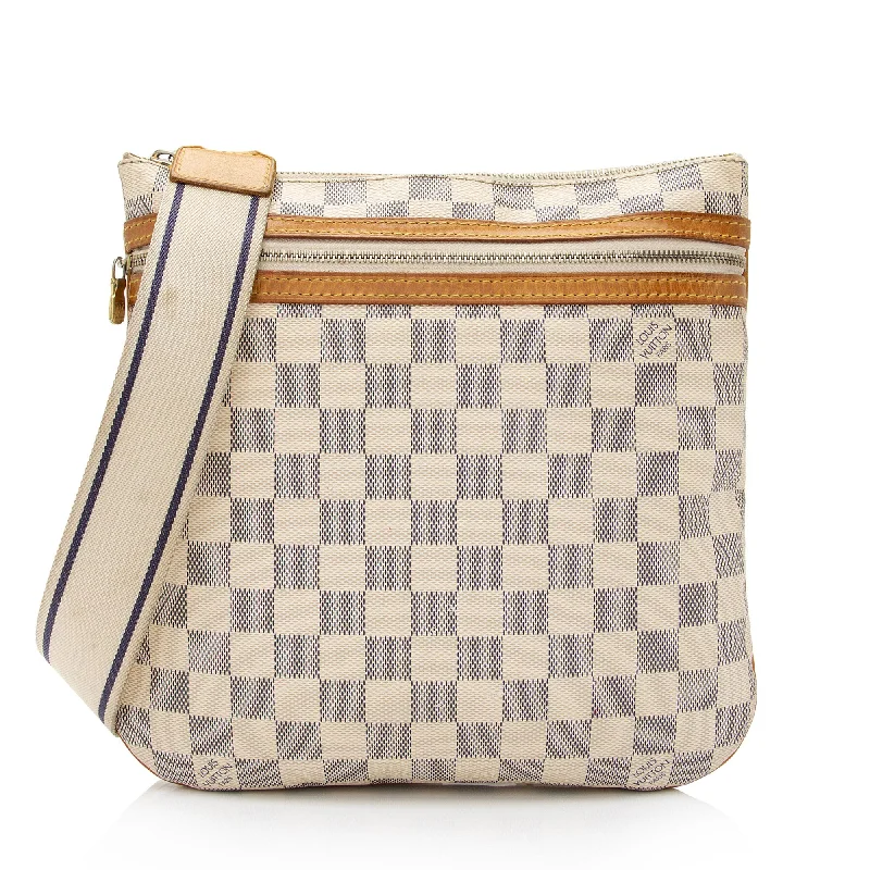 Bold And Flash-Sale Bags Louis Vuitton Damier Azur Pochette Bosphore Messenger Bag (SHF-BRPpFe)