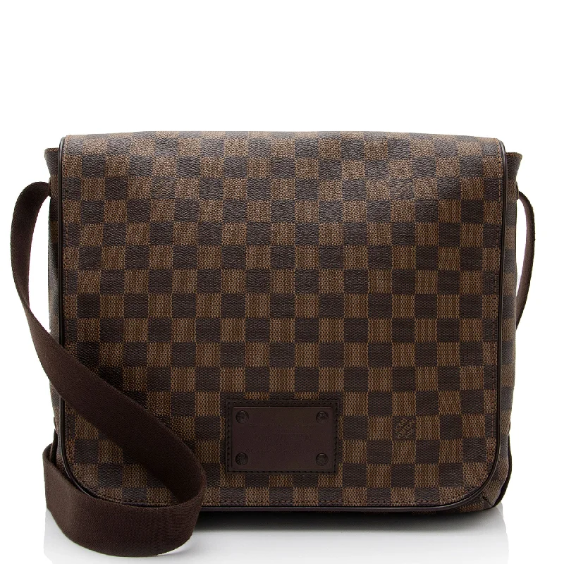 Trendy Festival Bags With Limited-Time Offers Louis Vuitton Damier Ebene Brooklyn MM Messenger Bag (SHF-5u5N4T)