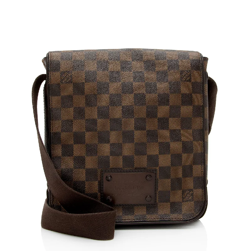 Limited Edition Bags For Collectors Louis Vuitton Damier Ebene Brooklyn PM Messenger (SHF-4CSmsb)