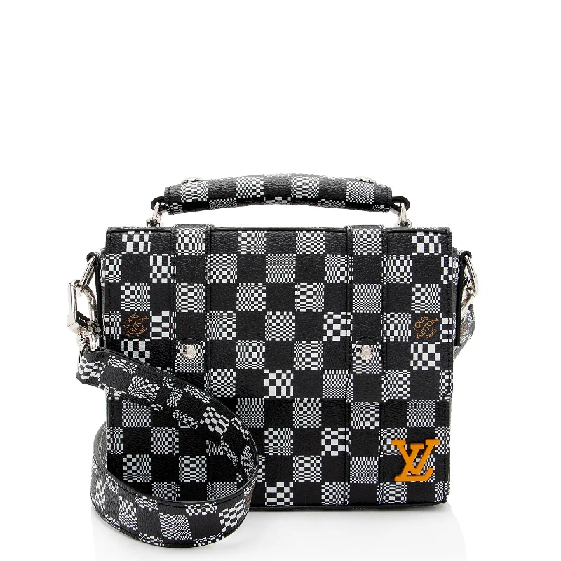 Wholesale Bags For Resellers Louis Vuitton Limited Edition Damier Distorted Flap Soft Trunk Messenger (SHF-iZ7UIf)