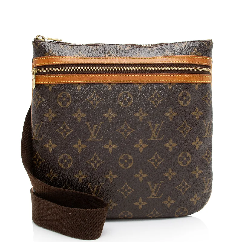 Party Bags For New Year's Eve And Special Occasions Louis Vuitton Monogram Canvas Pochette Bosphore Messenger Bag (SHF-GyD1MJ)