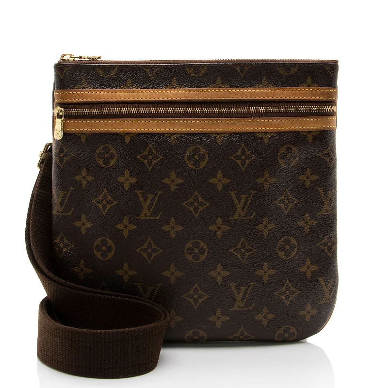 Handbag For Fashion Louis Vuitton Monogram Canvas Pochette Bosphore Messenger Bag (SHF-Syd081)