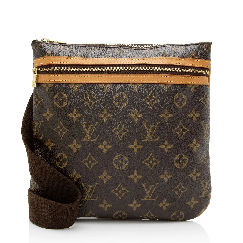 Cyber Monday Discounts On Bags Louis Vuitton Monogram Canvas Pochette Bosphore Messenger Bag (SHF-wCZE0F)