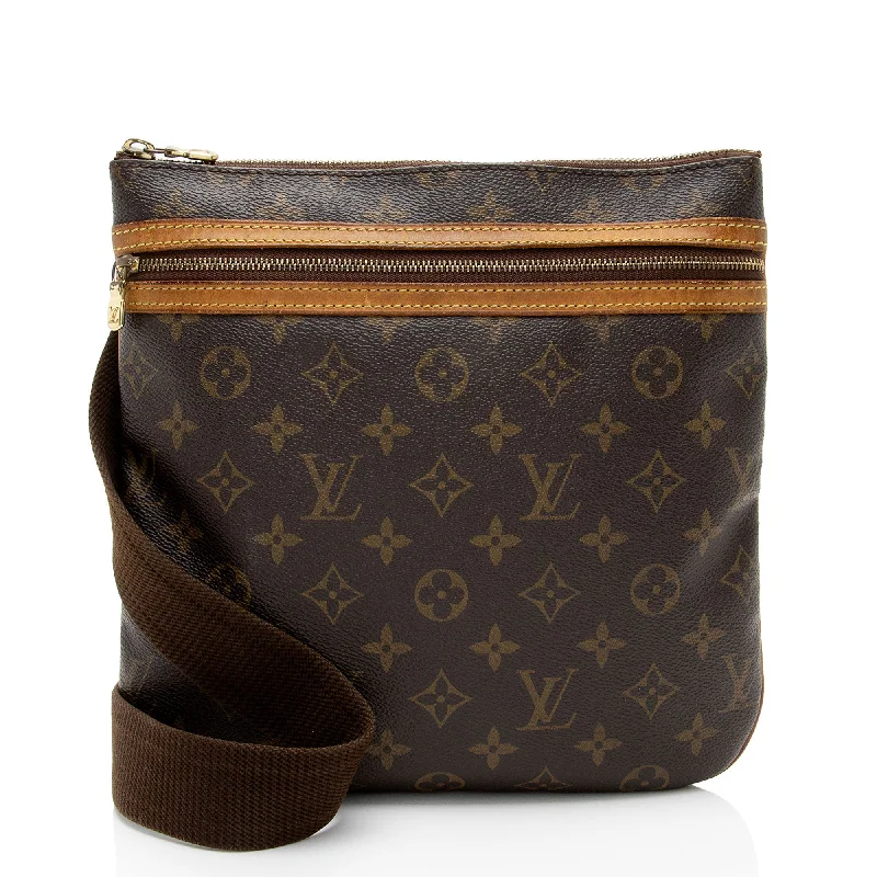 Lightweight And Affordable Bags Louis Vuitton Monogram Canvas Pochette Bosphore Messenger (SHF-72xMgM)