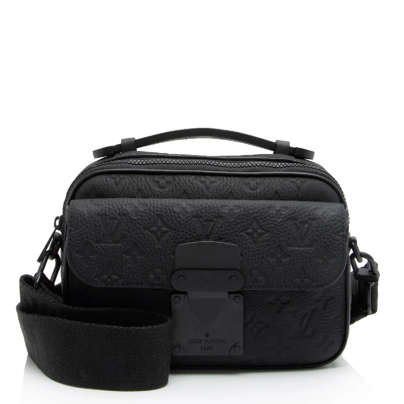 Black Friday Deals On Stylish Handbags Louis Vuitton Monogram Taurillon Leather S Lock Messenger Bag (SHF-AzeZUq)