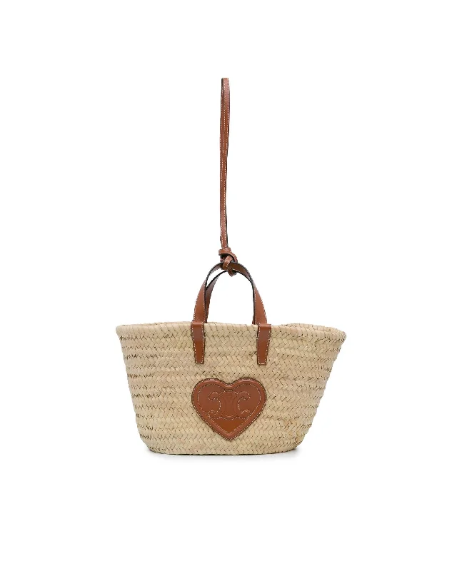 Limited-Time Offers On Trendy And Stylish Bags Raffia Panier Tote with Triomphe Design