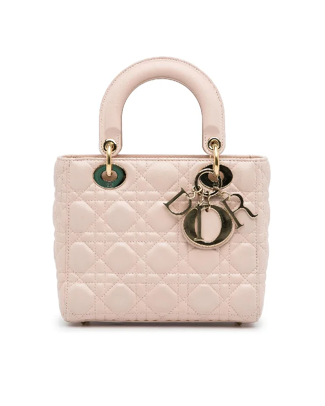 Luxury Bags On Sale Quilted Lambskin Small Cannage Lady Dior Handbag