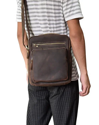 Bags With Discounts Vintage Leather Men Cool Messenger Bags Shoulder Bag CrossBody Bags For Men