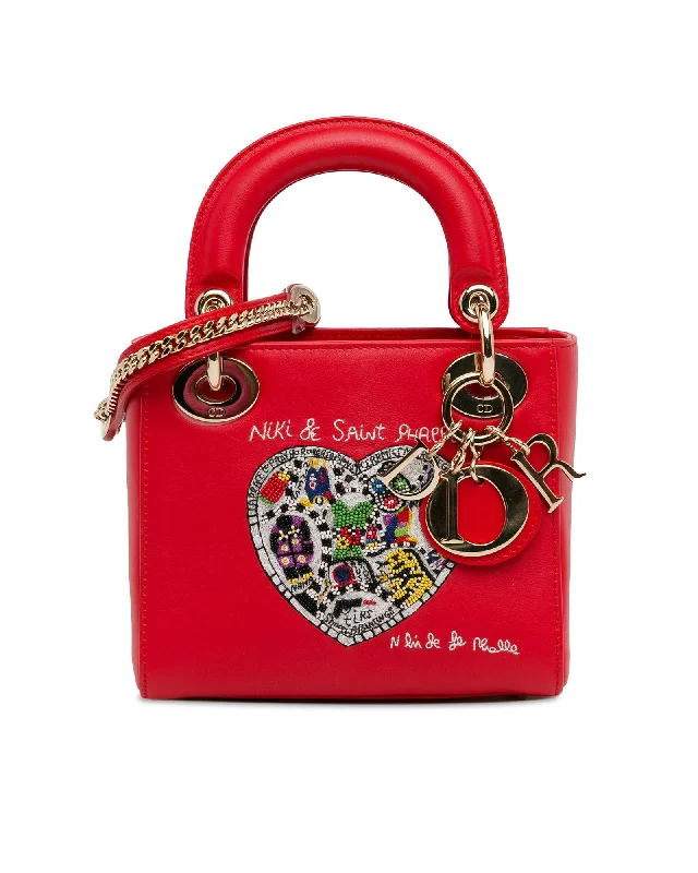 Limited-Time Offer On Trendy Bags Embroidered Leather Lady Dior Satchel with Chain Strap