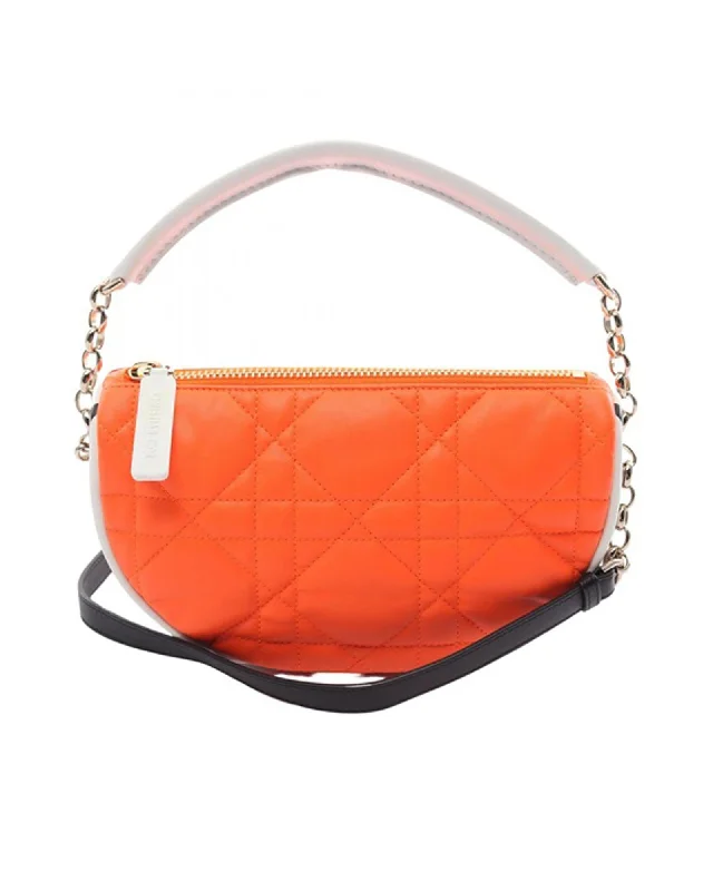 Romantic Valentine's Day Bags With Promotions Quilted Lambskin Leather Hobo Bag with Chain Strap