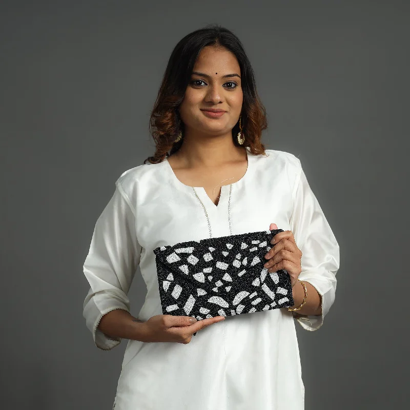 Stylish Bags For Fashion Influencers And Bloggers Handmade Bead Work Clutch