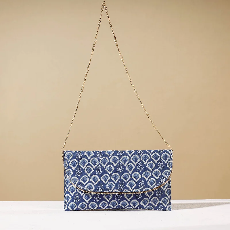 Luxury Bags Blue - Marudhara Printed Sling Clutch Wallet