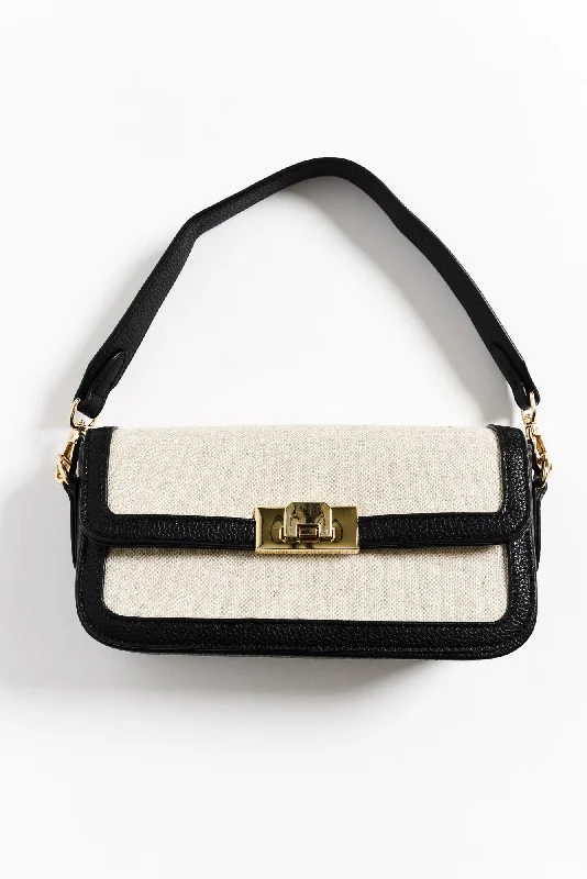 Stylish Bags For Fashion Bloggers Abel Black Contrast Crossbody Bag