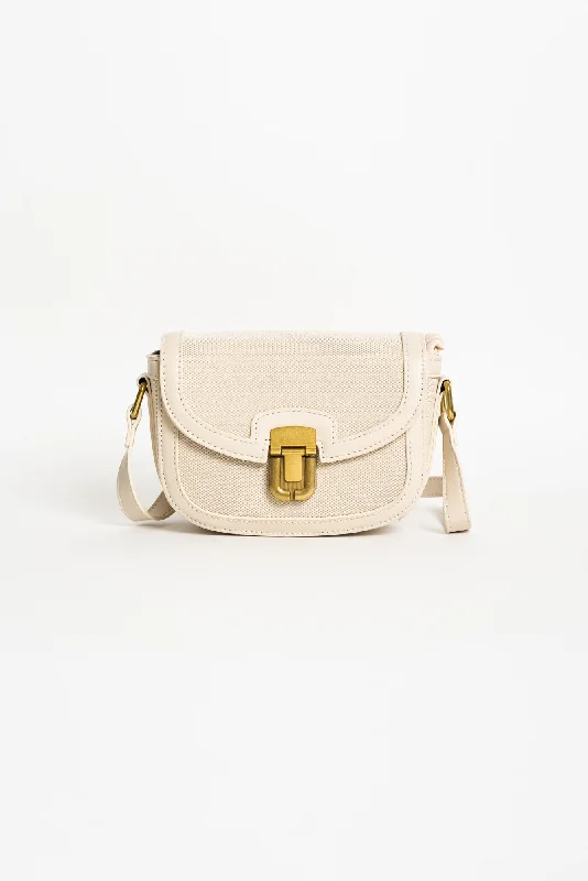 Scratch-Resistant And Luxury Sale Bags Amila Cream Crossbody Bag