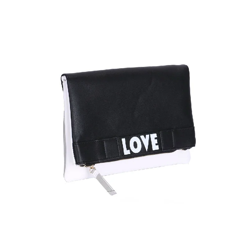 Seasonal Clearance Bags For Summer Anna Smith Love Weekends Black Clutch Bag