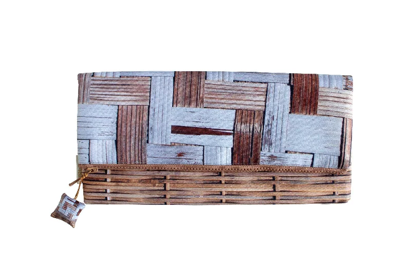 High-Quality Bags Bamboo Wall Evening Clutch Bag