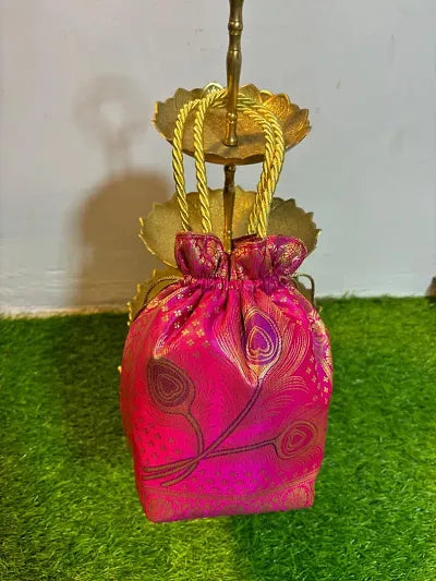 Halloween-Themed Banarasi Potli Bags for womens