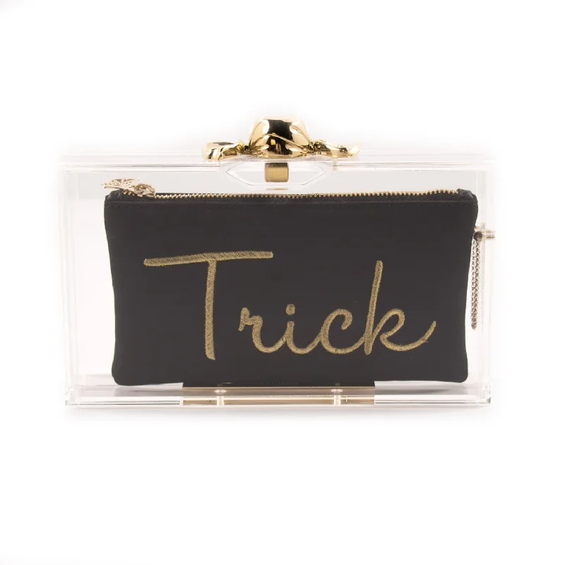 Bags For Outdoor Adventures Charlotte Olympia Pandora Trick/Treat Clutch