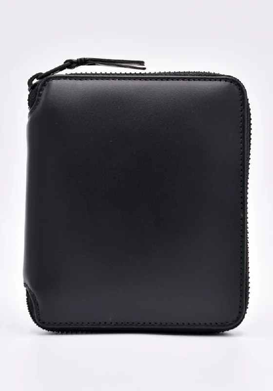 Trendy And Discounted Designer Handbags COMME DES GARCONS SA2100VB ZIP WALLET VERY BLACK