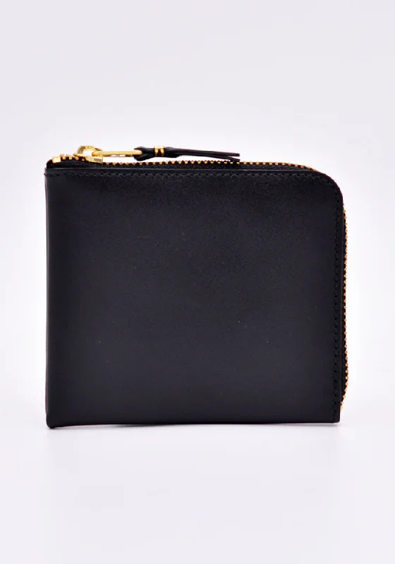 Inspired Bags For Luxury Fashion Lovers COMME DES GARCONS SA3100 CLASSIC ZIP WALLET BLACK