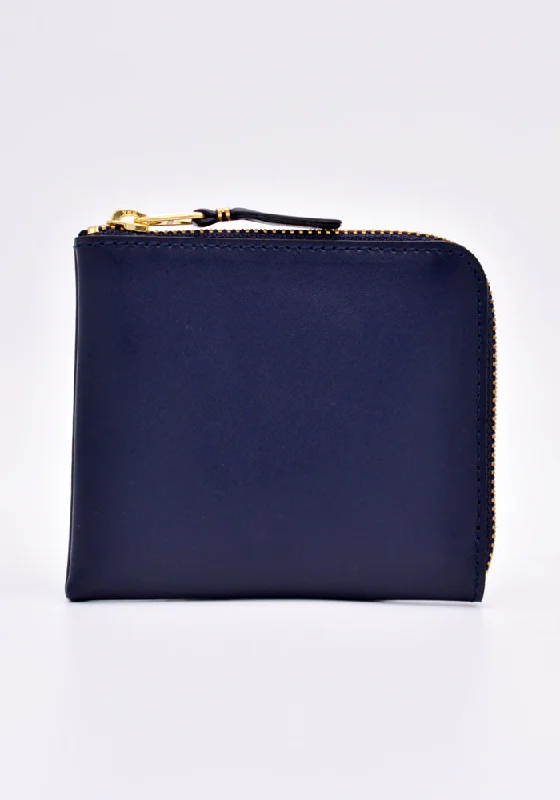 Bags For Urban And Trendy Looks COMME DES GARCONS SA3100 CLASSIC ZIP WALLET NAVY