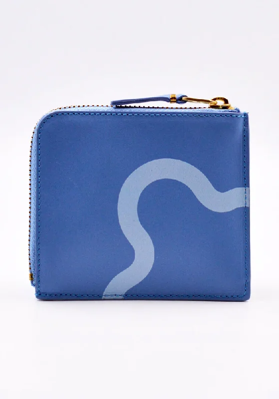 Flash Sale On Premium Bags COMME DES GARCONS SA3100RE RUBY EYES ZIP WALLET ICE-BLUE