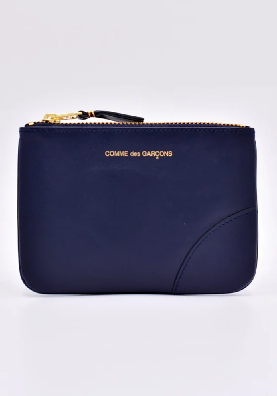 Trendy Festival Bags With Limited-Time Offers COMME DES GARCONS SA8100 TOP ZIP WALLET CLASSIC NAVY