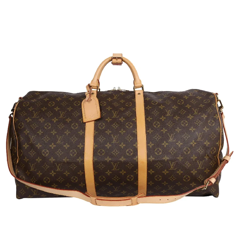 Eco-Friendly Bags For Sustainable Fashion Lovers Monogram Keepall 60 Bandouliere Duffle (Authentic Pre-Owned)