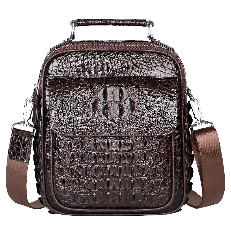 Discounted Designer Bags For Clearance Sale Crocodile Crossbody Bag for Men