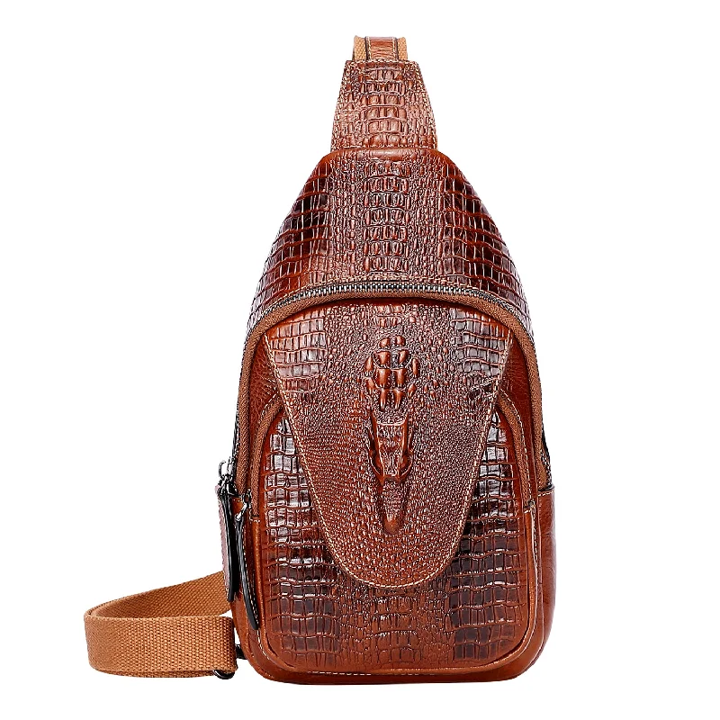 Luxury Bags On Sale Crocodile Sling Bag Men